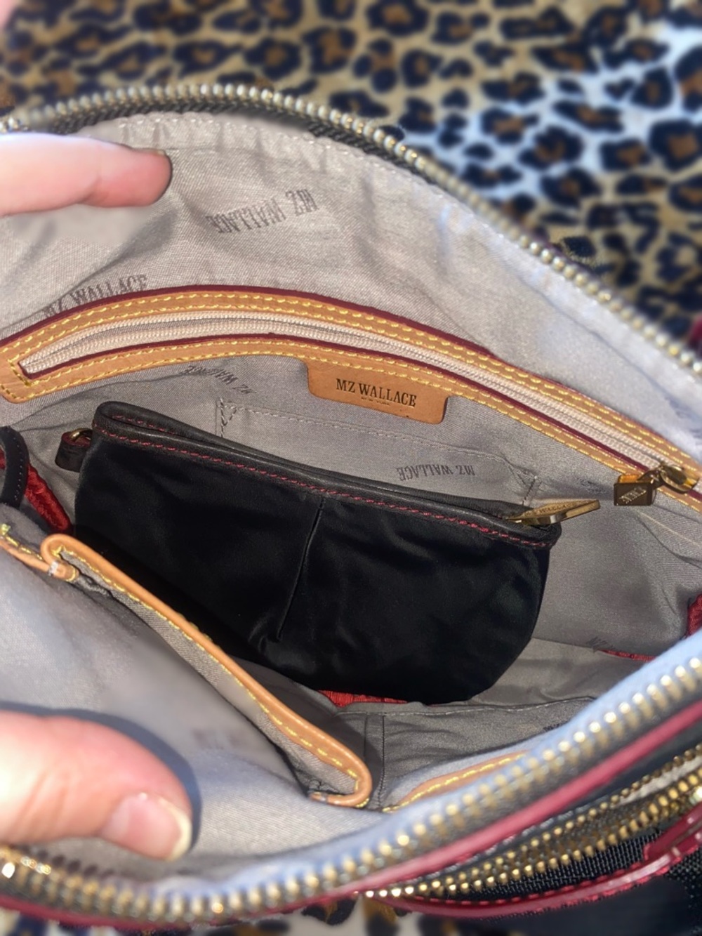 MZ Wallace Navy / Dark Blue Shoulder Bag - Picture 5 of 6